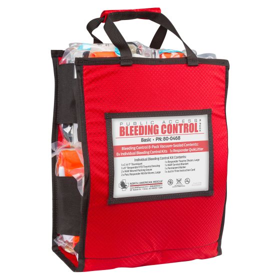 Public Access Bleeding Control 8-Pack - Vacuum Sealed Basic