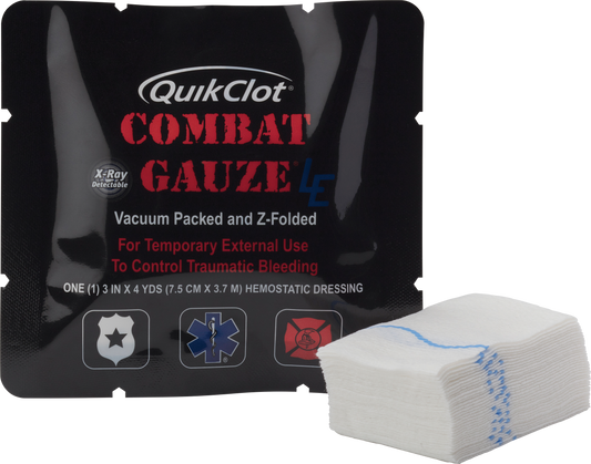 QuikClot® Z-Fold Gauze LE