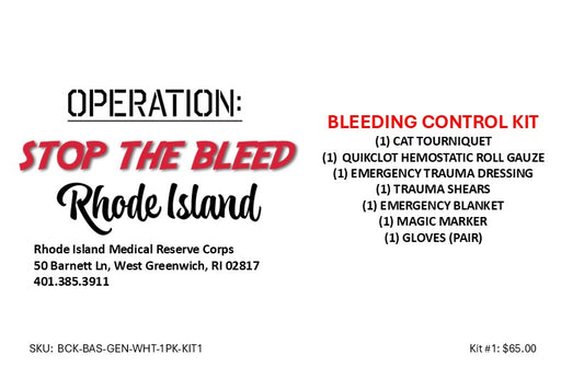 Stop the Bleed Kit #1 (CAT Tourniquet + QuikClot)