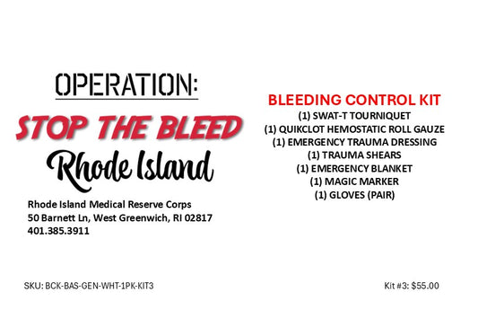 Stop the Bleed Kit #3 (SWAT-T + QuikClot)